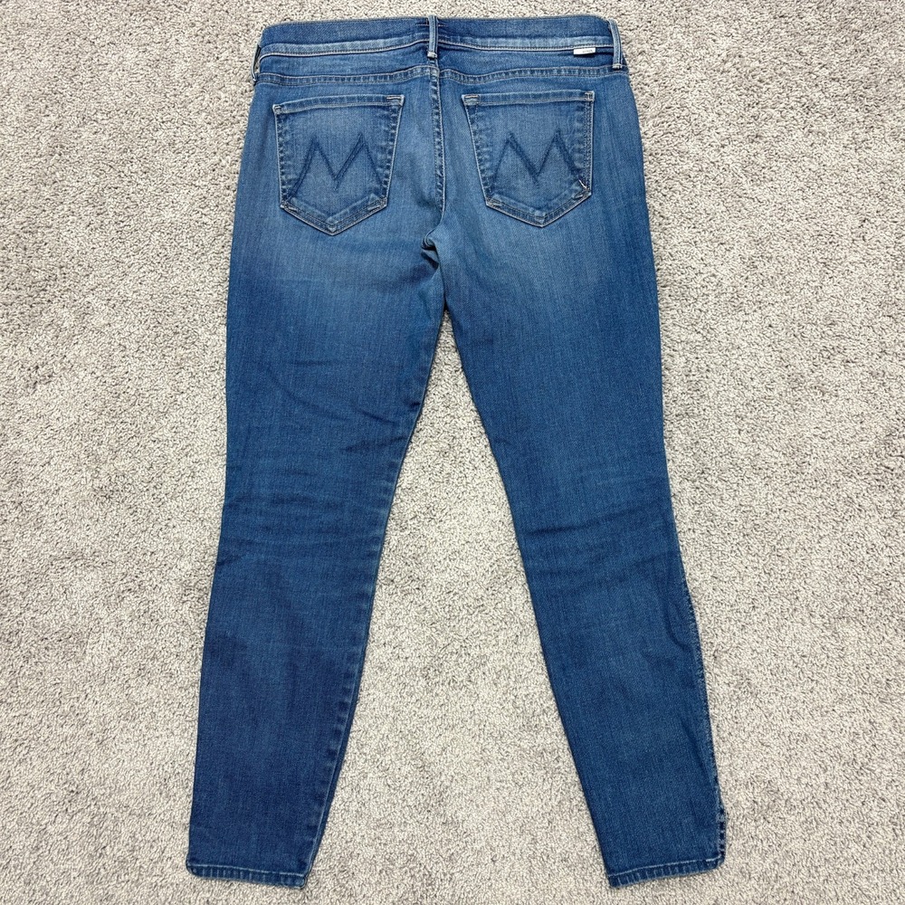MOTHER Jeans Vamp Spiked Heels to Tractor Wheels Stretch Womens 28 (30 x 26.75) - Picture 10 of 16